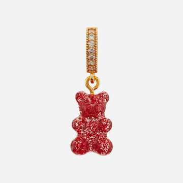 Crystal Haze Jewelry Nostalgia Bear Fabe Connector Gold Red Velvet 152735422