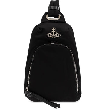 VIVIENNE WESTWOOD 25SS ORB シルバー ロゴ スリングバック ブラック 58010004U W001Y N401 153208975