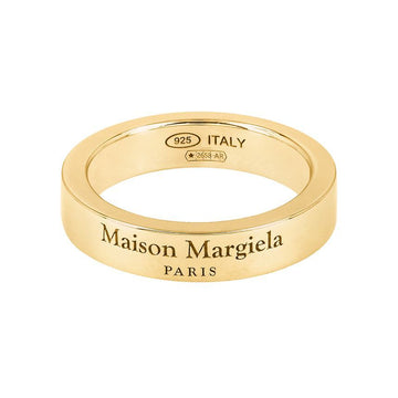 MAISON MARGIELA Ingraved Logo Ring 4mm 155592506