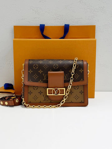 Louis Vuitton Monogram Reverse Dolphin MM Shoulder Bag M44391 155873804