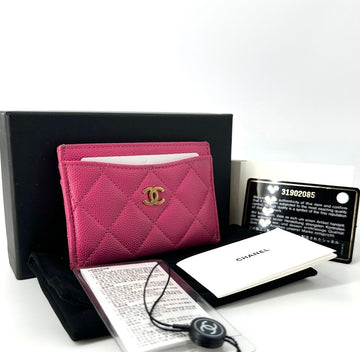 CHANEL クラシックキャビアカードホルダー 31番台 155884696
