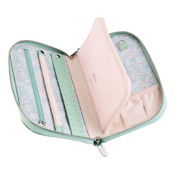 Wolf Liberty Travel Case Faux Leather Jewelry Organizer 154995394