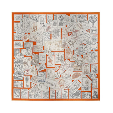 Hermes Silk Twill Scarf with Rolled Edges H004205S 11 155885564