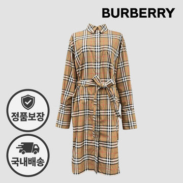 BURBERRY Kariertes Hemdblusen-Kleid 155526882
