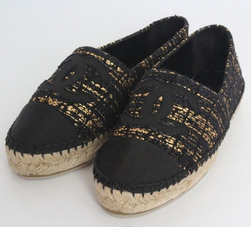 CHANEL Tweed Espadrille Mule Slip-On 36(230) 155886183