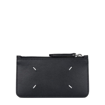 MAISON MARGIELA ジッパーカードウォレット ブラックステッチ 155289938