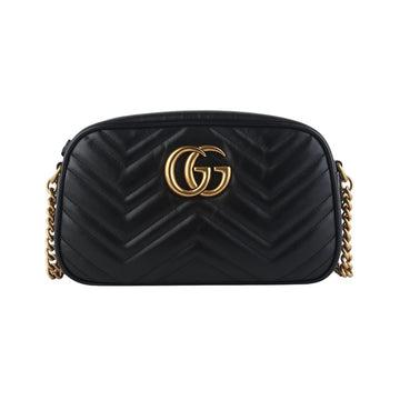 GUCCI GGマーモント マトラッセ スモール クロスボディバッグ 37127-2 155888400