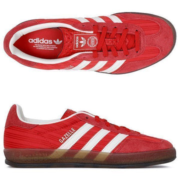 Adidas 25FW Red Veruscarlet Cream White Gazelle Indoor Sneakers JS1411 154323142