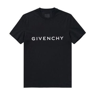 GIVENCHY Akita-Type Logo Print Slim Fit Herren T-Shirt BM716G3YAC 001 48264988