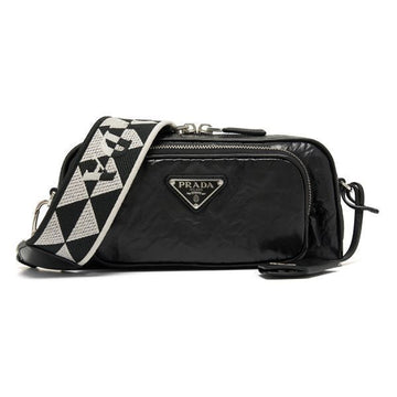 PRADA アンティーク マルチポケット トライアングル ロゴ レディースショルダーバッグ 1BH198 UVL F0002 52260113