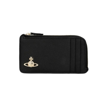 Vivienne Westwood Saffiano Zip Women’s Card Wallet 5402000GW S0021 N402 144767246