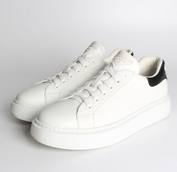 PRADA レザー スニーカー ホワイト 9(280) 155888789