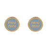 MIU MIU Emaille Metall Ohrringe 5JO912-2F6T-F0076 155888818 [P]