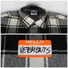 VETEMENTS ホワイトチェック名札チェックシャツ 58846055 [P]