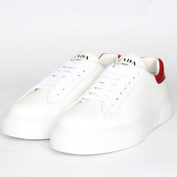Prada Leather Sneakers White 7(260) 155889095