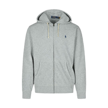 POLO RALPH LAUREN Fleece-Hoodie mit gesticktem Logo in Grau 154442718