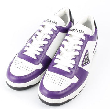 PRADA ダウンタウンレザー スニーカー パープル 6.5(255) 155889244