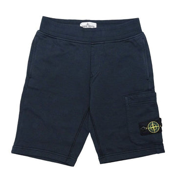 STONE ISLAND キッズワッペンスウェットショーツネイビー801661840V0020 155889325