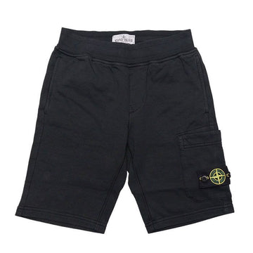 STONE ISLAND キッズ ワッペン スウェット ショートパンツ ブラック 801661840 V0029 155889326
