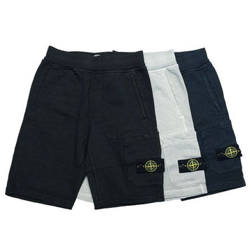 Stone Island Junior Pigment Badge Shorts 801662160 155889328
