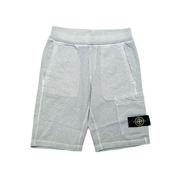 STONE ISLAND キッズ ピグメント ワッペン ショートパンツ グレー 801662160 V0161 155889330