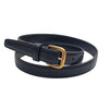 SAINT LAURENT レディース スリム スムース レザー ベルト 858421 AAB2Z 1000 155889559 [P]