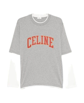 Celine Long Sleeve T-Shirt in Cotton Jersey 152203378
