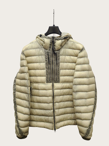 CP COMPANY ピスタチオシェルベージュD.Dシェルゴーグルダウンジャケット 155889614