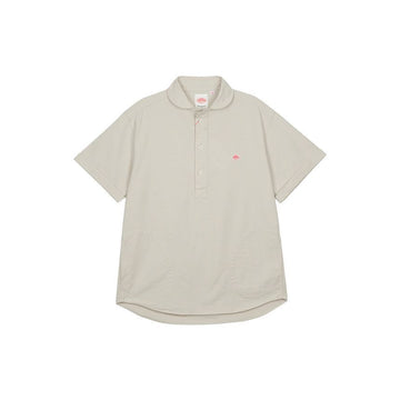 Danton Men's Round Collar Pullover Shirt Oyster DT-B0284-OY 155887339
