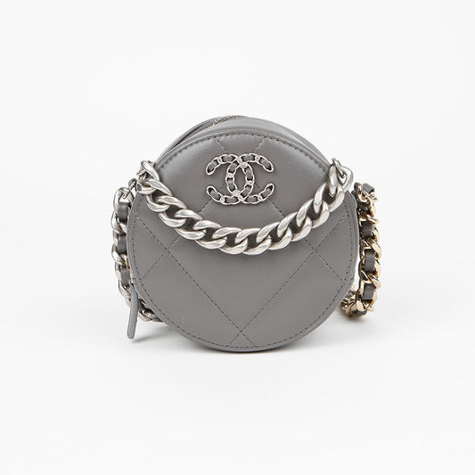 CHANEL Round Mini Chain Shoulder Crossbody Bag AP0945 19 155436355 [P]