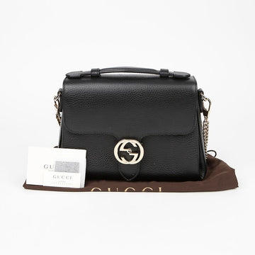 GUCCI インターロッキング トップ ハンドル トート ショルダーバッグ 155436407