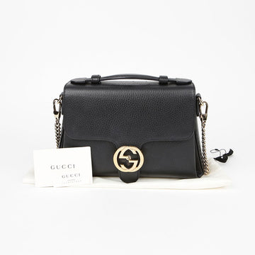 GUCCI インターロッキング トップ ハンドル トート ショルダーバッグ 155436540