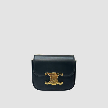 Celine Triomphe Mini Claude Crossbody Bag Black 10I513DPV 155890514