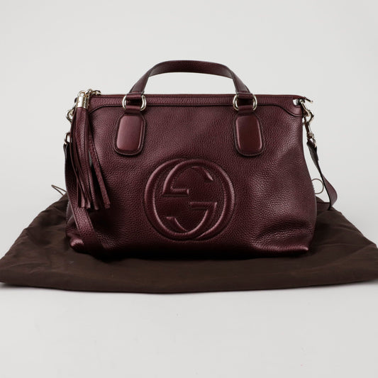 Gucci Soho Tassel Tote Shoulder Bag 308362 154771355 [P]