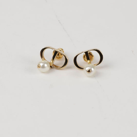 Dior E1520PTCRS Petit CD Earrings 154949266 [P]