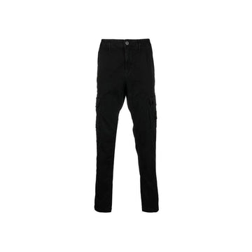 STONE ISLAND カモフラージュカーゴパンツ ブラック 7715303L1 V0129 53102520