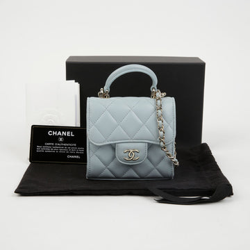 CHANEL ミニ トップ ハンドル トート ショルダーバッグ AP2682 155486287