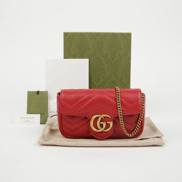 Gucci GG Marmont Super Mini Chain Shoulder Crossbody Bag 476433 155525281