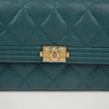 CHANEL キャビア ボーイ クラシック 長財布 155525903 [P]