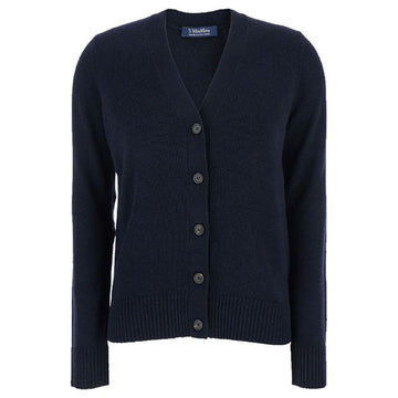 MaxMara 25FW APOLLO V-Neck Wool Cardigan Navy 2529346021 006 149268353