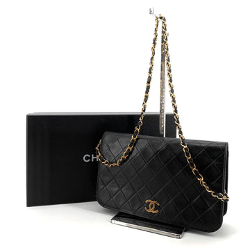 CHANEL Classic Lambskin Matelassé Flap Shoulder Bag 155920919