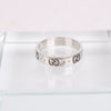 GUCCI Weißgold Ring Größe 11 für Damen 155921032 [P]