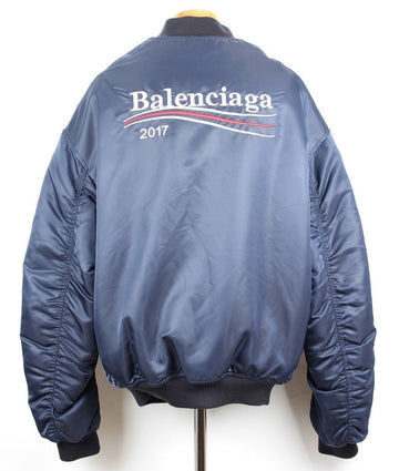 BALENCIAGA 2017年春のボンバージャケット ブルー 50 155922953