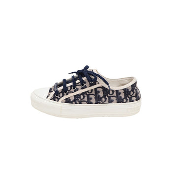 Dior Deep Blue Oblique Embroidered Sneakers 36 155923104