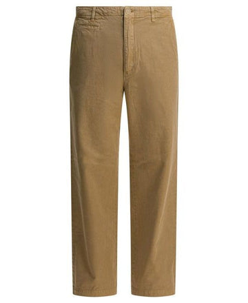 AURALEE FINX Gabardine-Hose in Navy 152202005