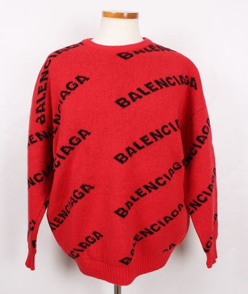 Balenciaga Multi Logo Knit S 155923357