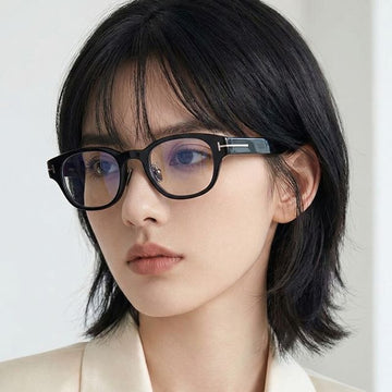 TOM FORD ブルーライトカット眼鏡フレーム TF5861DB 005 ラグジュアリー視力保護 ウェリントンアジアンフィット 62883745