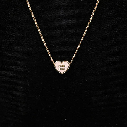 Miu Miu Heart Pendant Necklace 5IC257 155485945 [P]