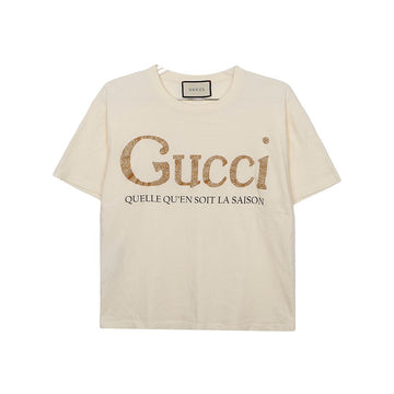 Gucci Logo Short Sleeve T-Shirt S Size 615044 155590397