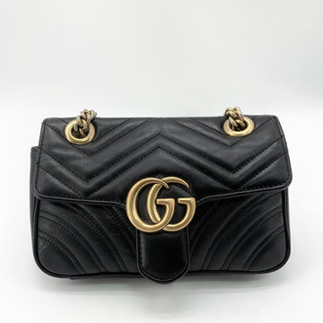 GUCCI Matelassé Small Shoulder Bag 446744 155923814